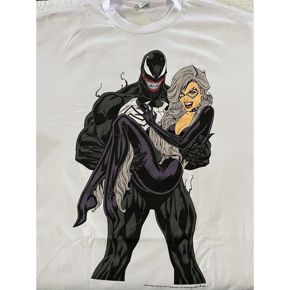 Vengeance Designs Honeymoon Spider-Man Venom T-Shirt Size XXXL 3XL Graphic Tee
